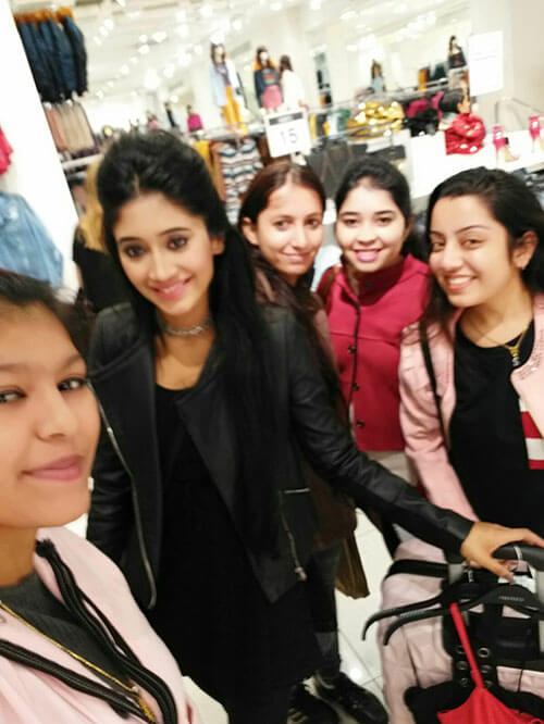 Shruti Nayak with TV Actress Shivangi Joshi
