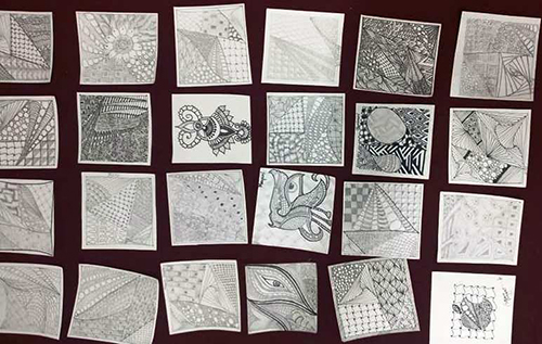 Zentangle art workshop